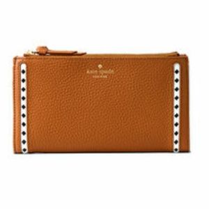 KATE SPADE Sheffield Street Malea Cognac Wallet